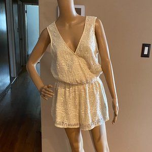 American Eagle Outfitters Romper W/Crochet Detail